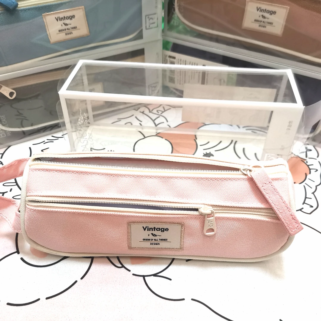 【莫奈花园双拉链船型笔袋】6276【以直播间实物展示为准】笔本文具