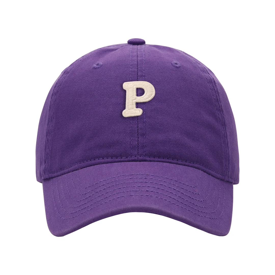 P标百搭鸭舌帽男女同款中性软顶棒球帽高品质韩版ins风运动帽子潮