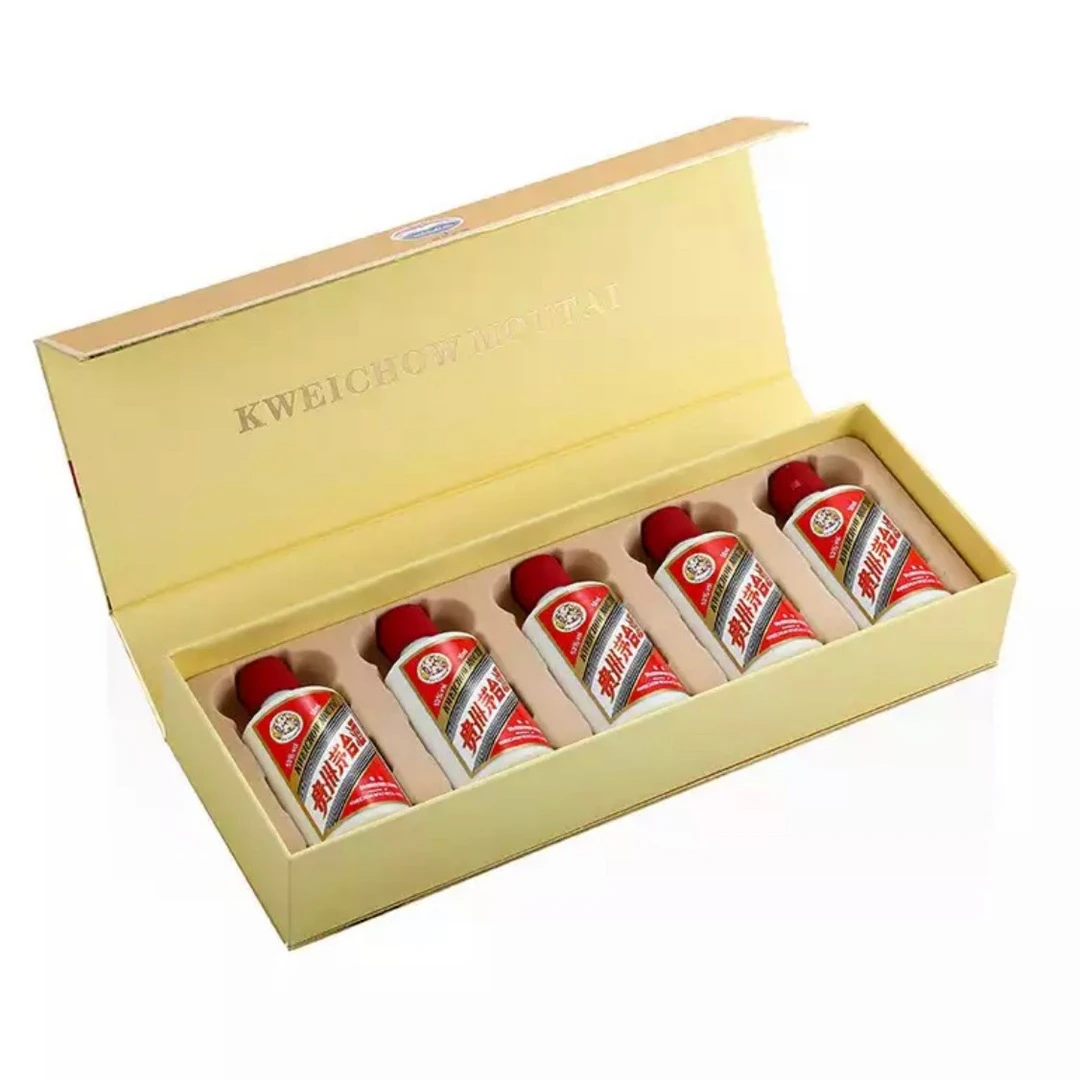 MOUTAI/茅台53°飞天茅台金条50ml*5酱香型白酒（TY）53度50ml*5