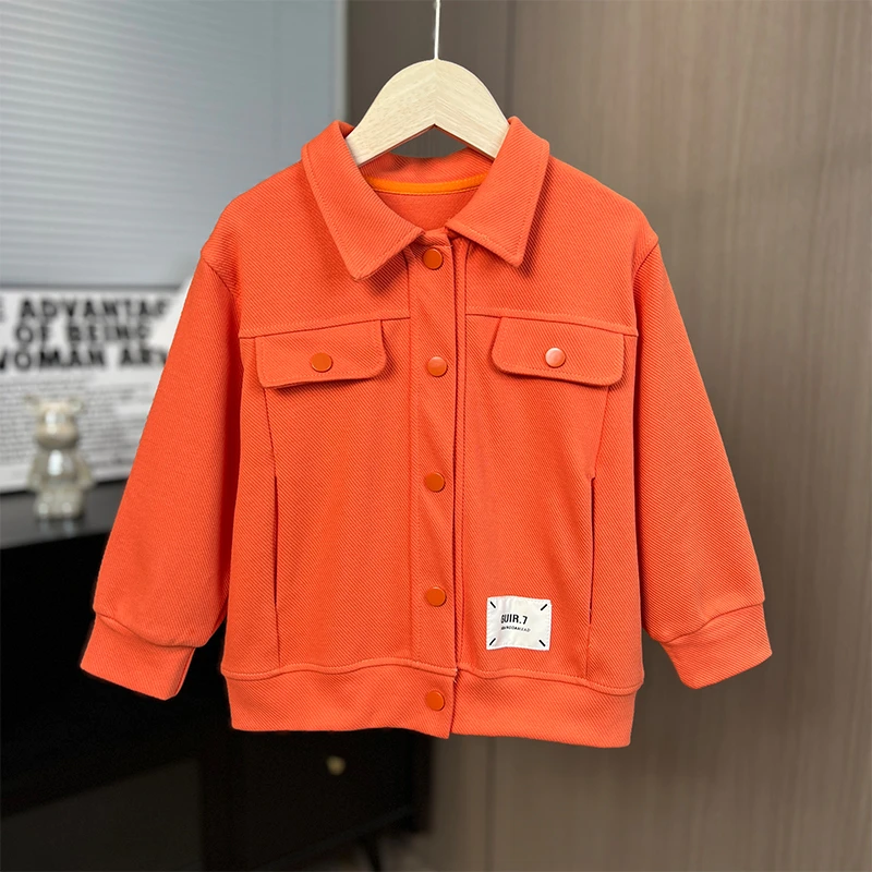 51095 儿童外套春秋上衣春款男童洋气时尚春季中大童秋款休闲小童