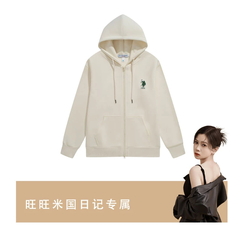 U.S. POLO ASSN.350g拉链开衫经典款6色 男女同款