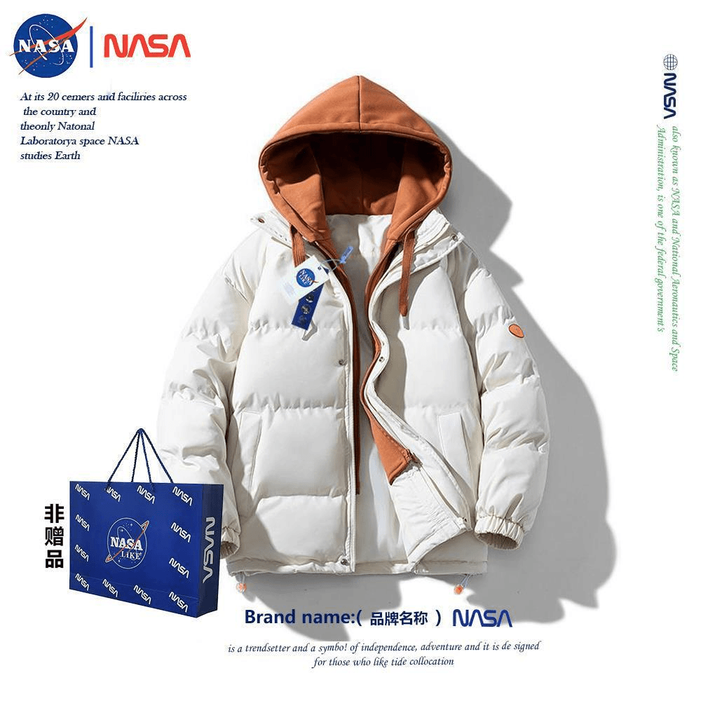 NASA联名2023新款棉服男冬季韩版宽松休闲学生棉衣外套ins潮百搭