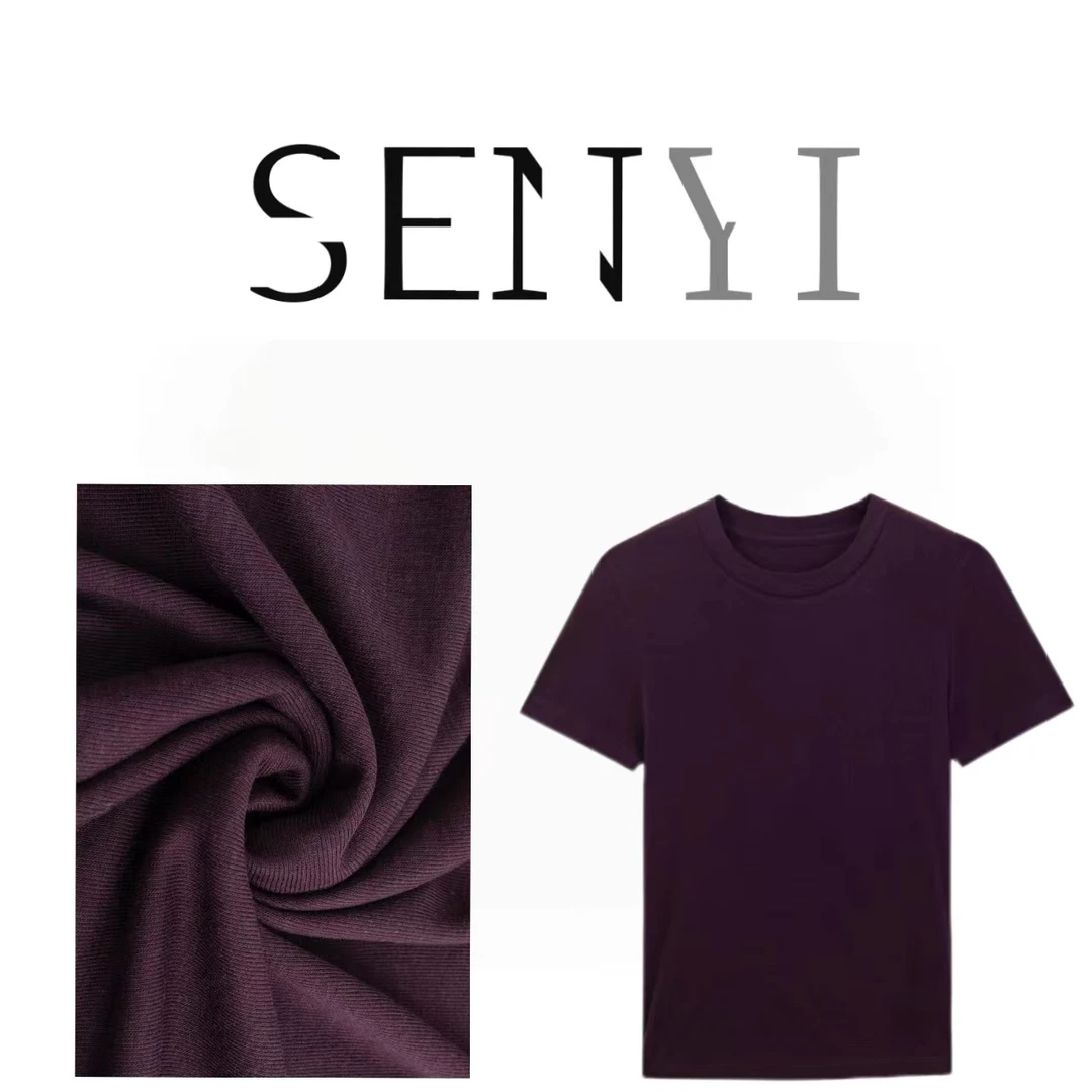 【郭小微】莱赛尔打底衫百搭夏季半袖纯色圆领8533时尚