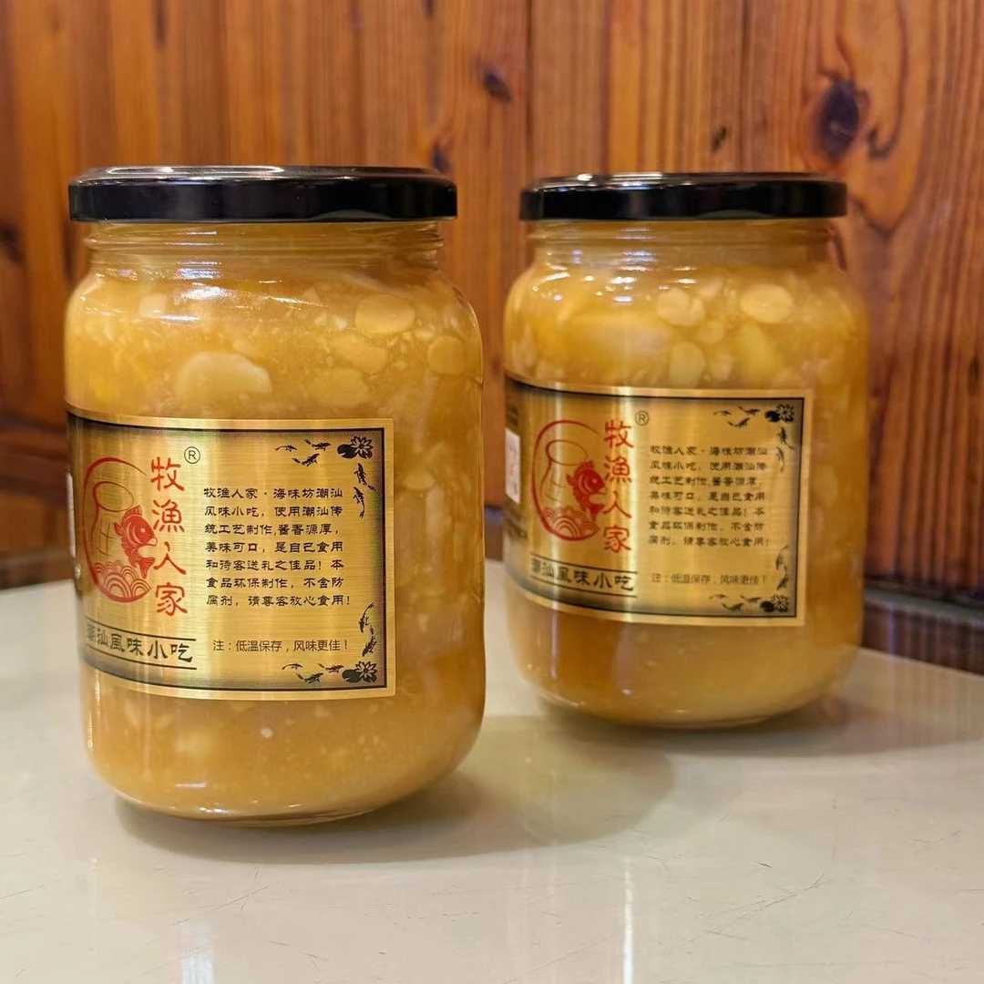 牧渔人家潮汕特色豆酱姜460g×2瓶