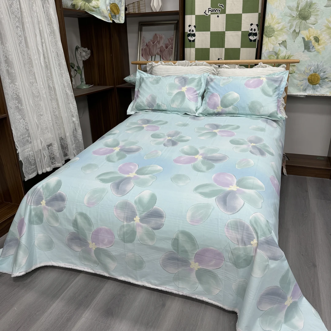 2.45米×2.3米床单，加密棉帆布 厚床单 数码 粗布 贴身透气【幻影】