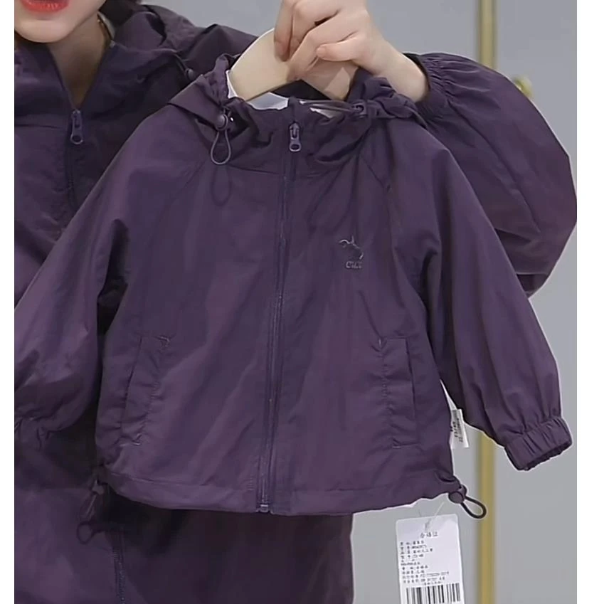 【三防带帽冲锋衣】婴儿衣服男童圆领卫衣秋冬小童软壳上衣G26连帽