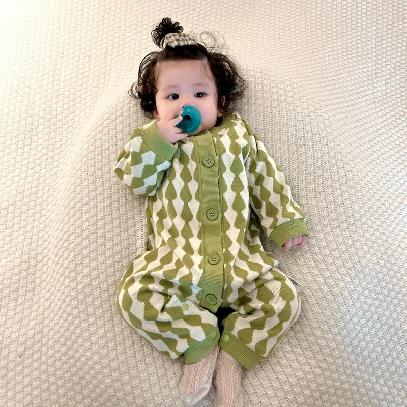 婴儿童衣服家居服男宝宝女春秋季春夏款哈衣爬服连体衣睡衣