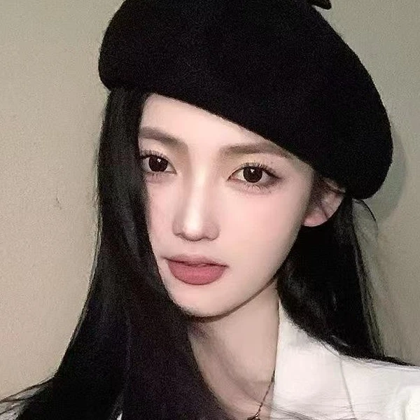 贝蕾帽女秋冬网红小码韩版气质复古帽子