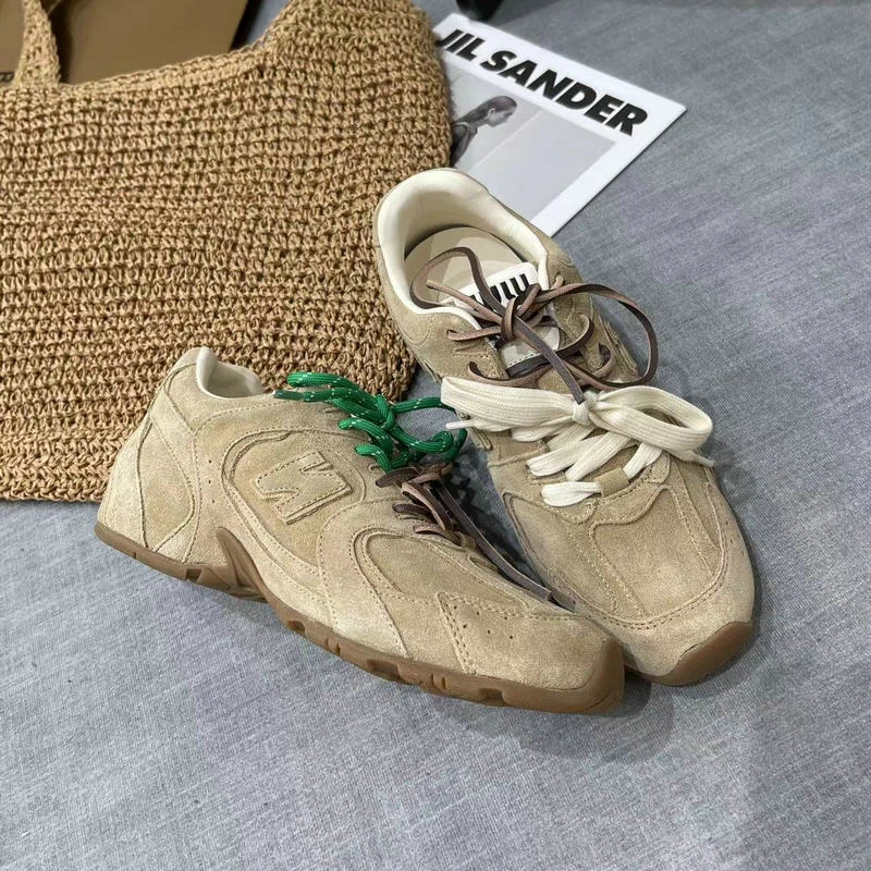 欧洲站欧货德训鞋女轻便休闲时尚运动百搭复古防滑阿甘鞋