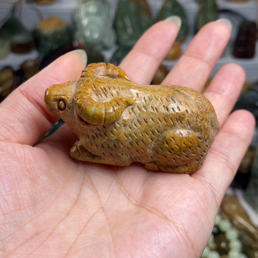 【闪购商品】岫岩河磨玉（透闪石质玉）手把件未镶嵌