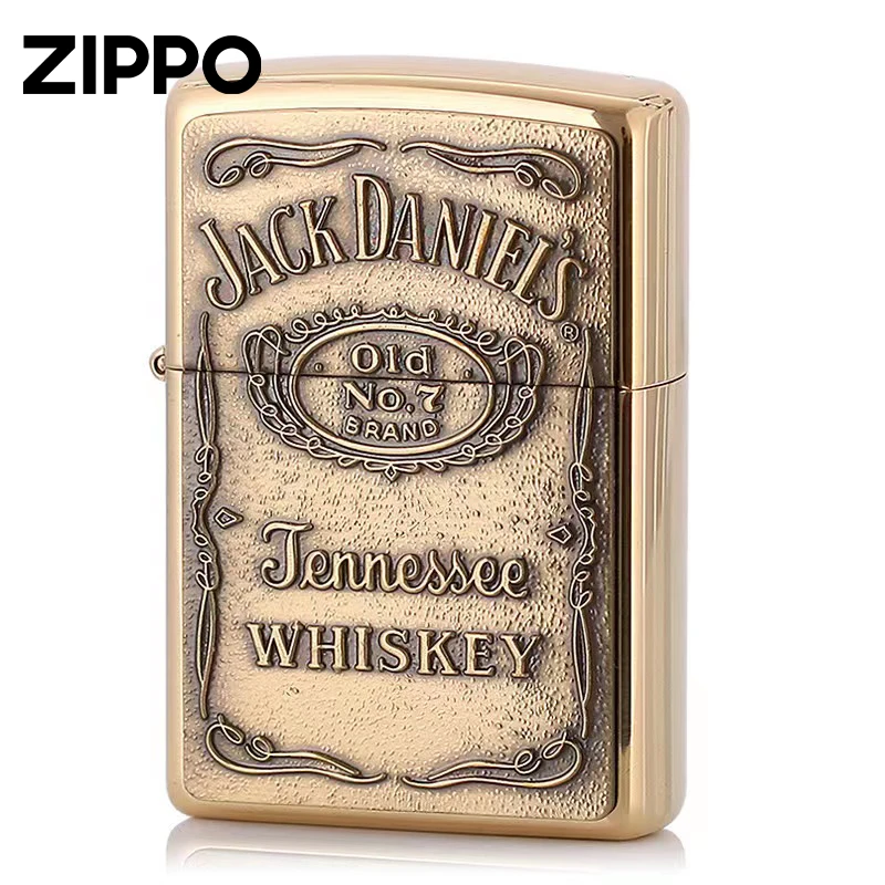 ZIPPO/之宝打火机杰克丹尼占边酒标美国正版防风礼物原装MBJ1