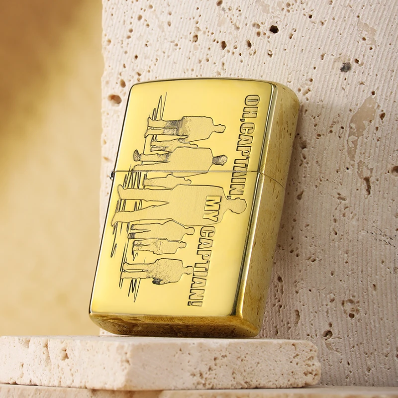 ZIPPO死亡诗社防风煤油打火机礼盒生日礼物送男生质感DY8719DK