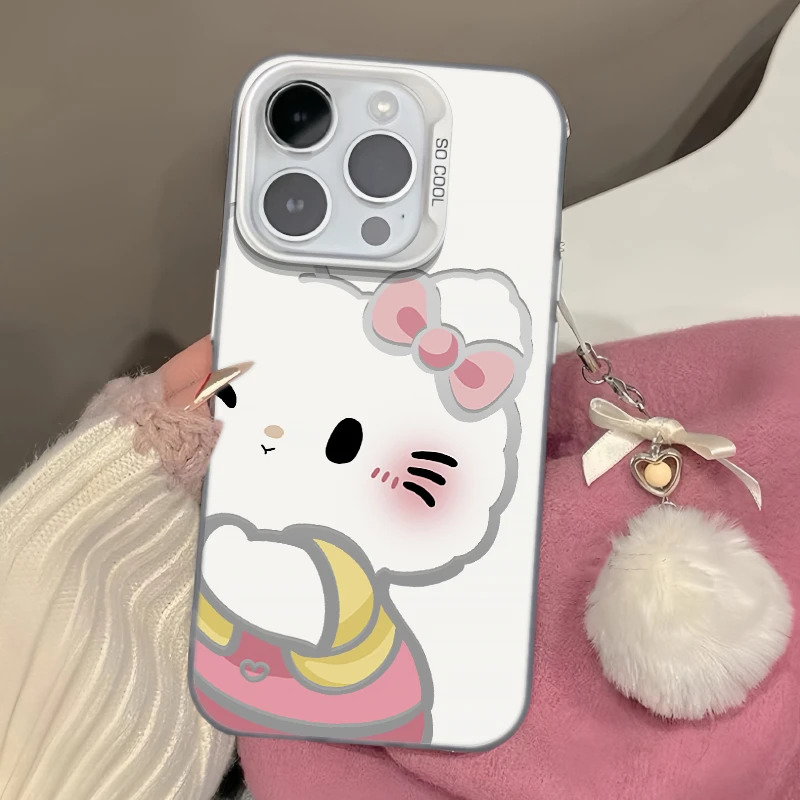 贴贴凯蒂猫元气壳适用iPhone15/14/13手机壳苹果vivo华为小米oppo