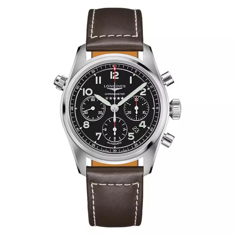 99新 Longines/浪琴 先行者/黑盘/全套盒子/表径42/公价26600