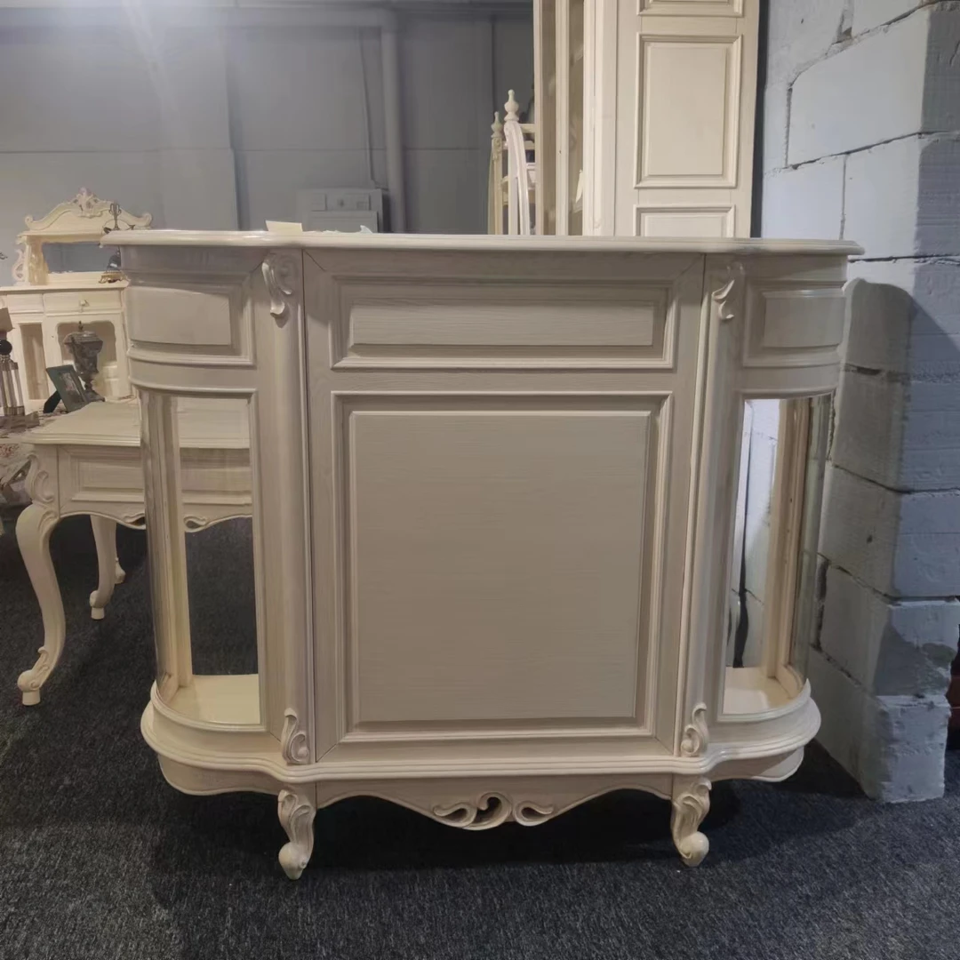 YL-33一统家具 实木 吧台 玄关 白蜡木全实木家具 1350*450*1100