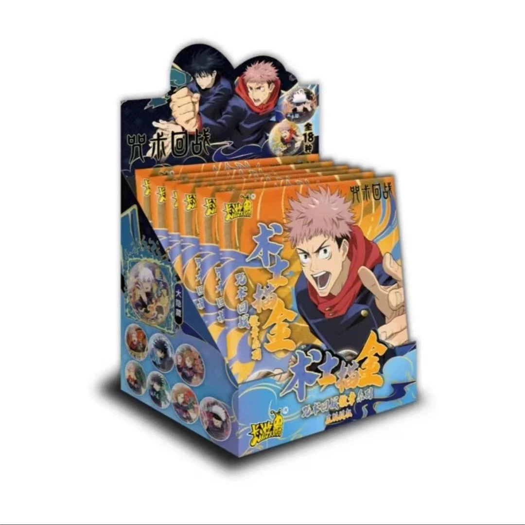 【代拆】卡游咒术回战-术士描金吧唧角色动漫正版卡牌收藏