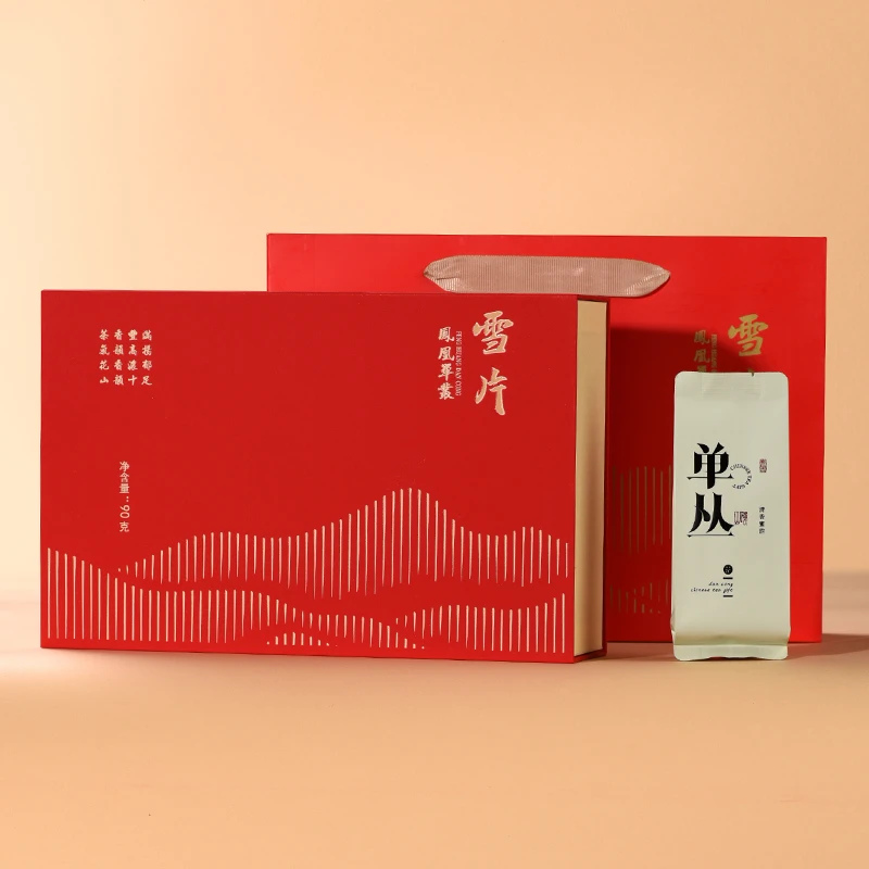 雪片凤凰单丛鸭屎香广东茶叶花香单枞茶礼盒装送礼送人单丛凤凰茶