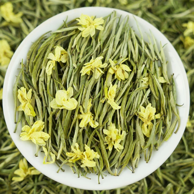 羽芽春四川银针茉莉花茶2025新茶叶特级明前嫩芽浓香白毫兰雪