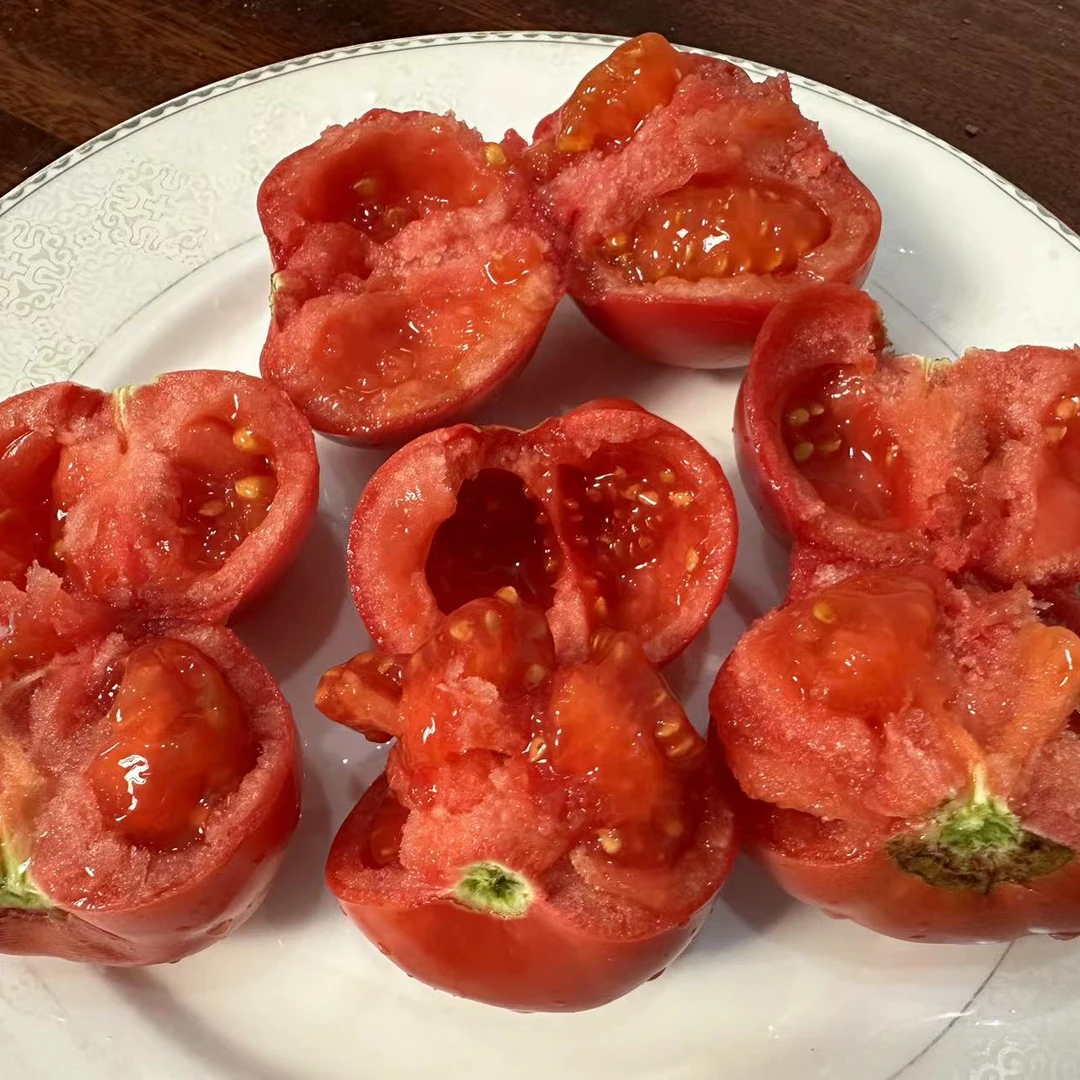 （草莓西红柿小果））潍坊特产草莓西红柿5斤包邮蜜蜂授粉