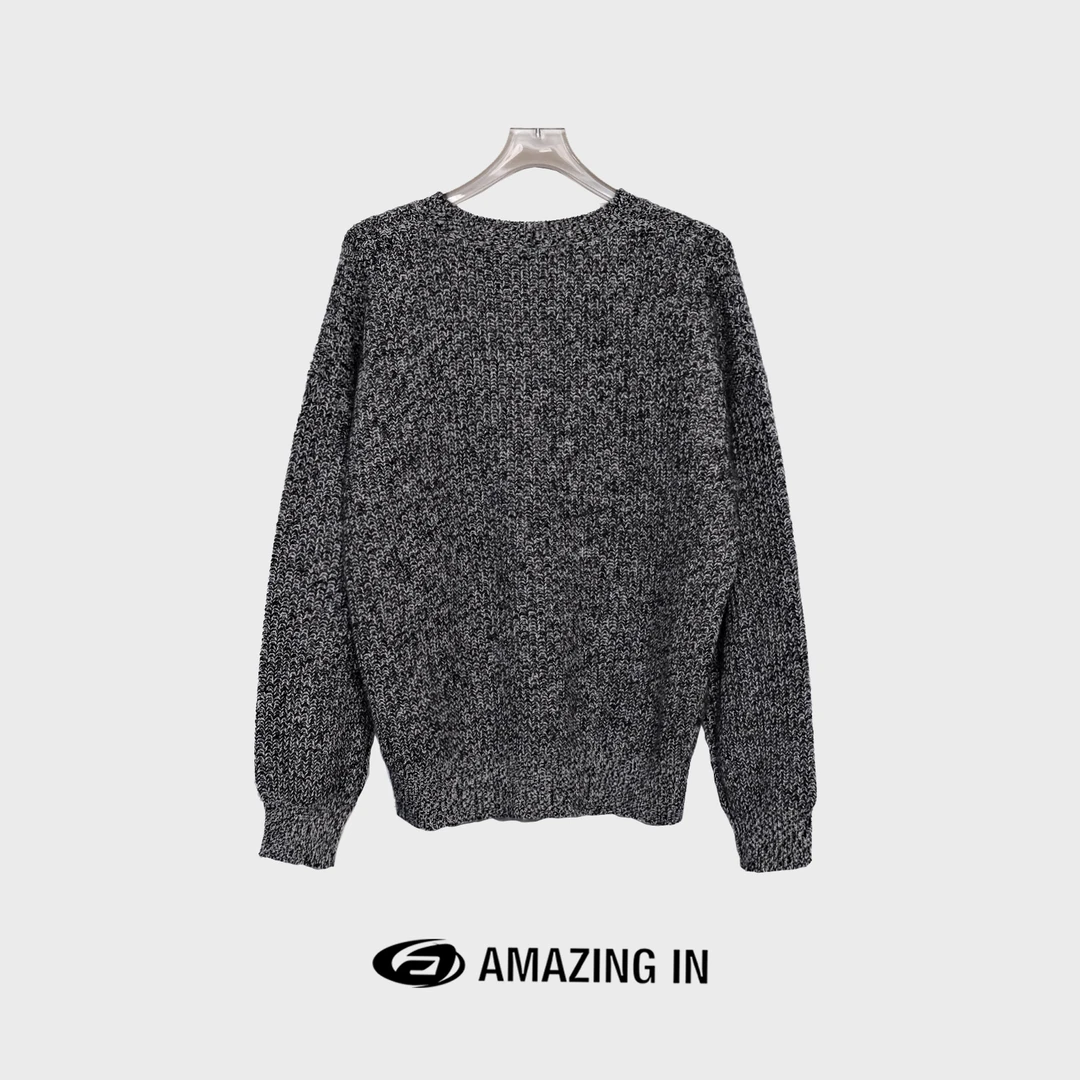AMAZING IN 秋冬柔软轻盈纯色山羊绒圆领毛衣女 A231107-QPZL389C