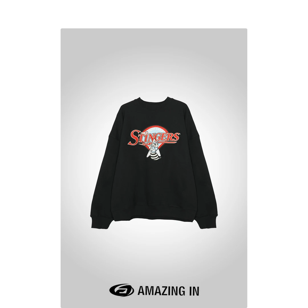 AMAZING IN | 1oo%棉 | 400g高密刺绣卫衣女 A241108-GZBG-520365