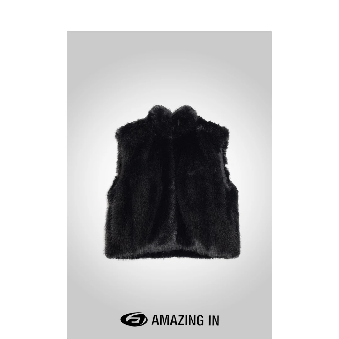 人造皮草 AMAZING IN | 环保皮草 | 棉服马甲 A241125-XGJ-33677