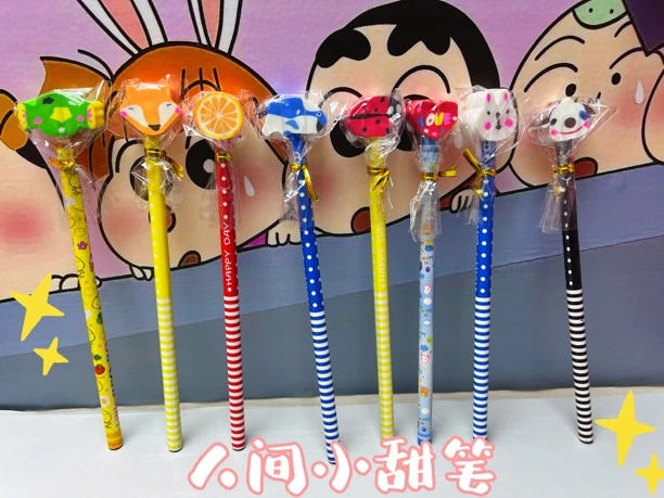 卡通笔小学生写字笔儿童创意HB铅笔幼儿园礼品（每份40只颜色混发）