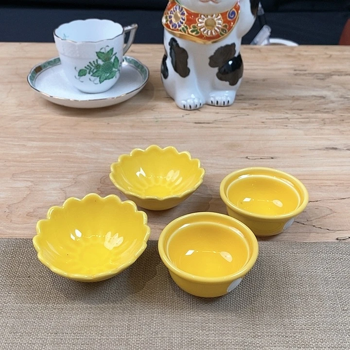 瓷片50荣山窑小碟四个