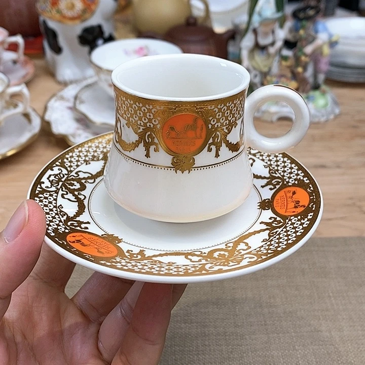 瓷片53爱马家浓缩杯一个