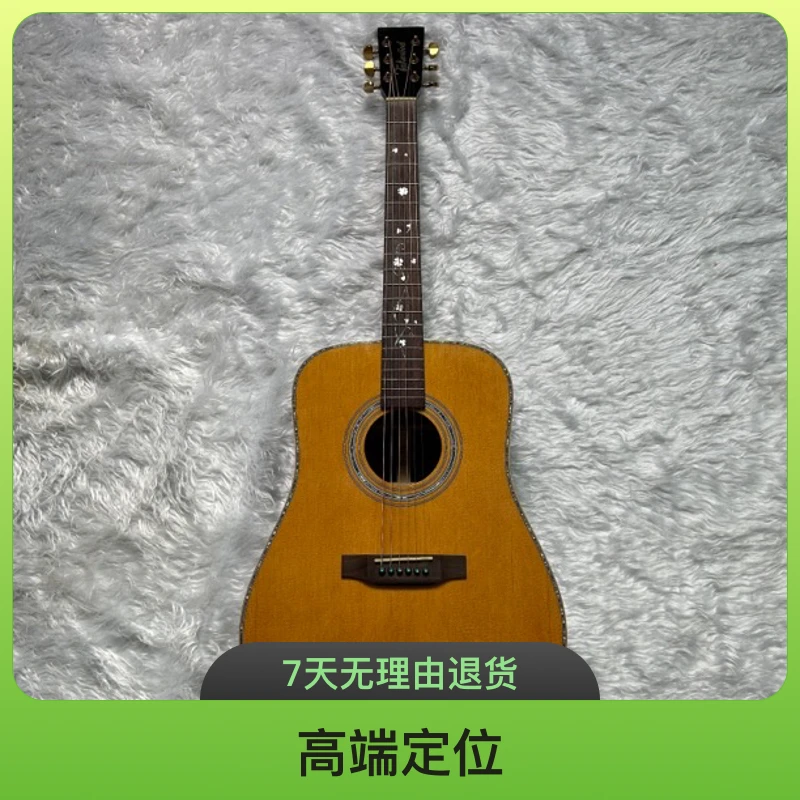 41寸全单D桶西藏云杉东印度玫瑰木全单手工全单高端吉他