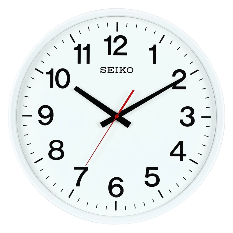 SEIKO日本精工现代客厅指针挂钟创意北欧个性卧室装饰家用石英钟