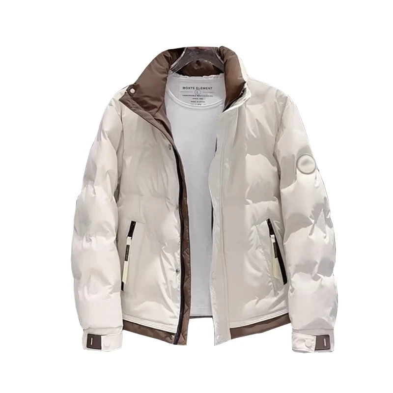 奥锐捷思加厚保暖羽绒服男冬季新款短款男士外套潮牌韩版白鸭绒潮