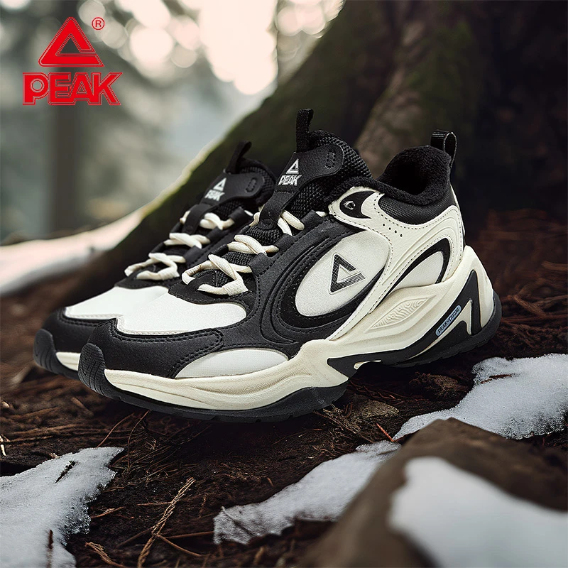 Peak/匹克态极加绒运动鞋时尚休闲鞋潮流简约防滑橡胶底男女鞋