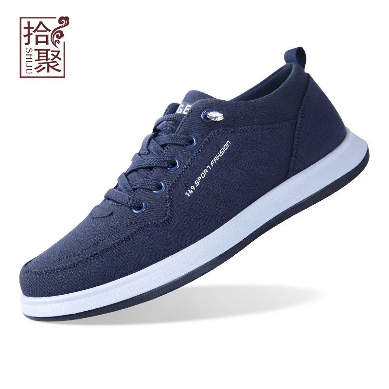抢@拾聚老北京布鞋男2025新款男鞋爸爸鞋舒适轻便透气百搭休闲鞋