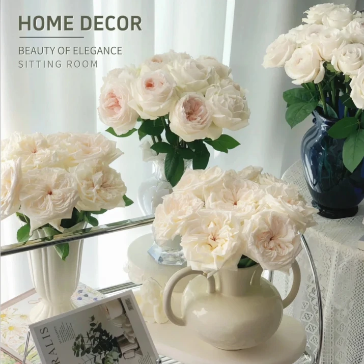 【今喜花舍】白荔枝 高品质玫瑰 云南基地直发新鲜 任意两单发顺丰