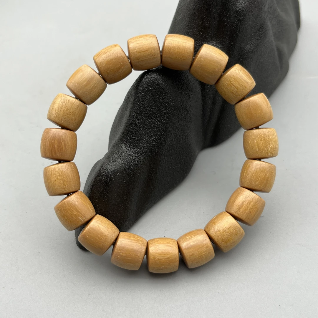 WW213-檀香木直切款10m单圈手串