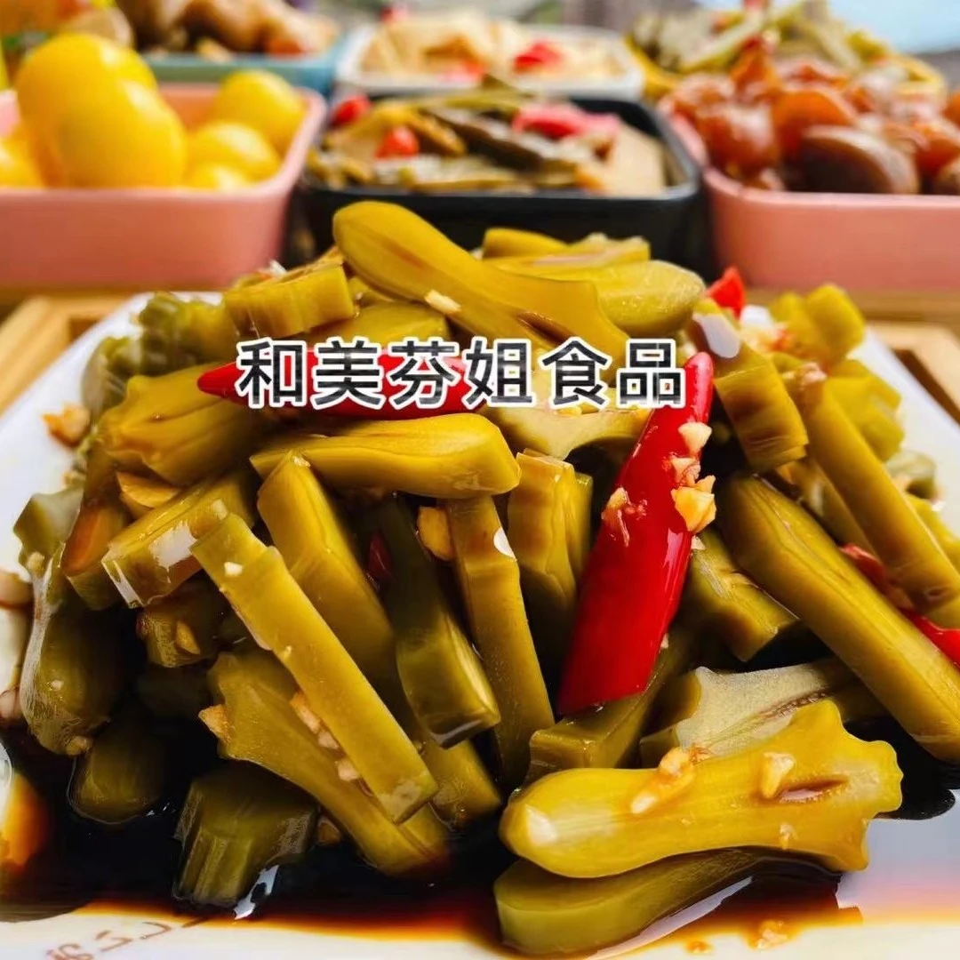 和美芬姐酸辣刀豆400g/瓶，1-2包邮