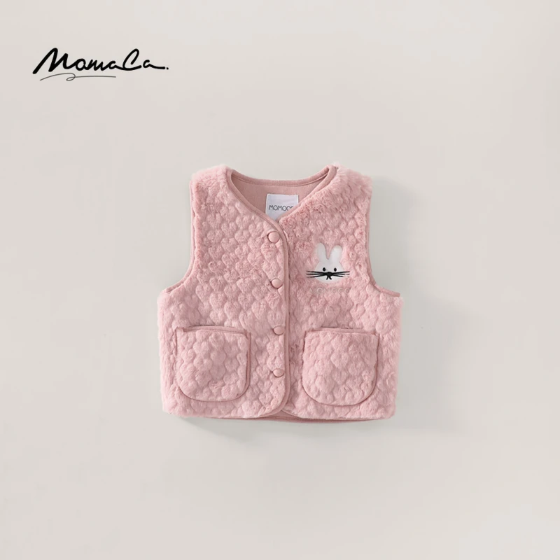 MOMOCO女童冬季新款韩版休闲马甲75830132005