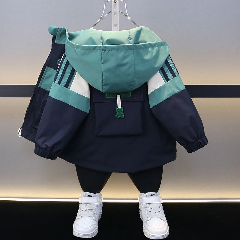 男童外套男孩休闲春装上衣童装儿童风衣韩版休闲帅气宝宝潮款洋气