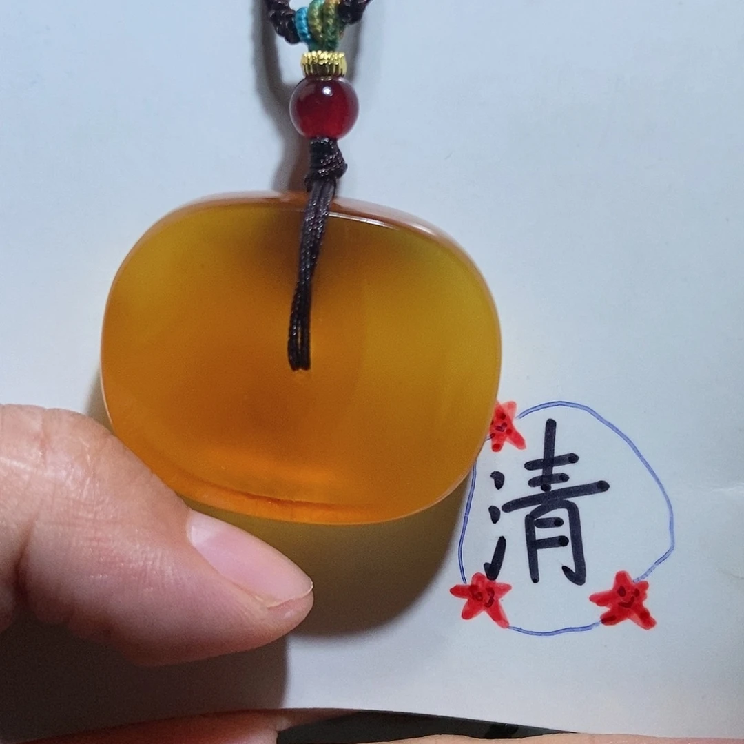定制琥珀未镶嵌琥珀蜜蜡吊坠