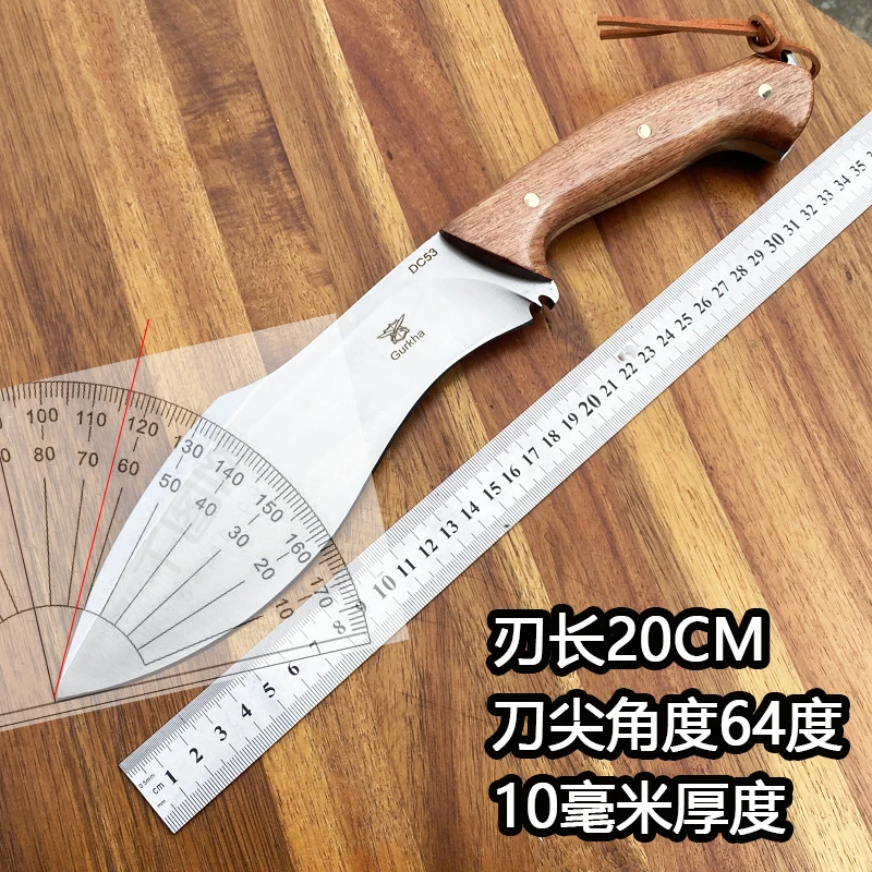 刀驰剑林户外多功能砍柴刀 烹饪砍骨刀多功能组合刀 砍切两用刀