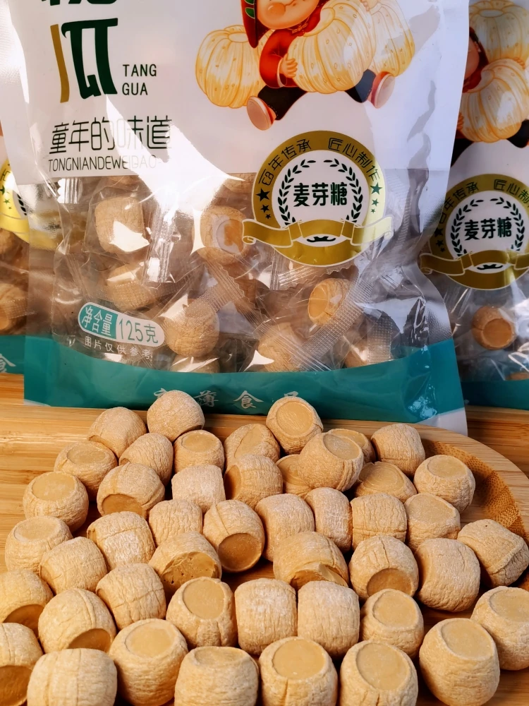 麦芽糖老式糖瓜手工灶糖年货怀旧原味米糖童年饴糖叮叮糖小包装地