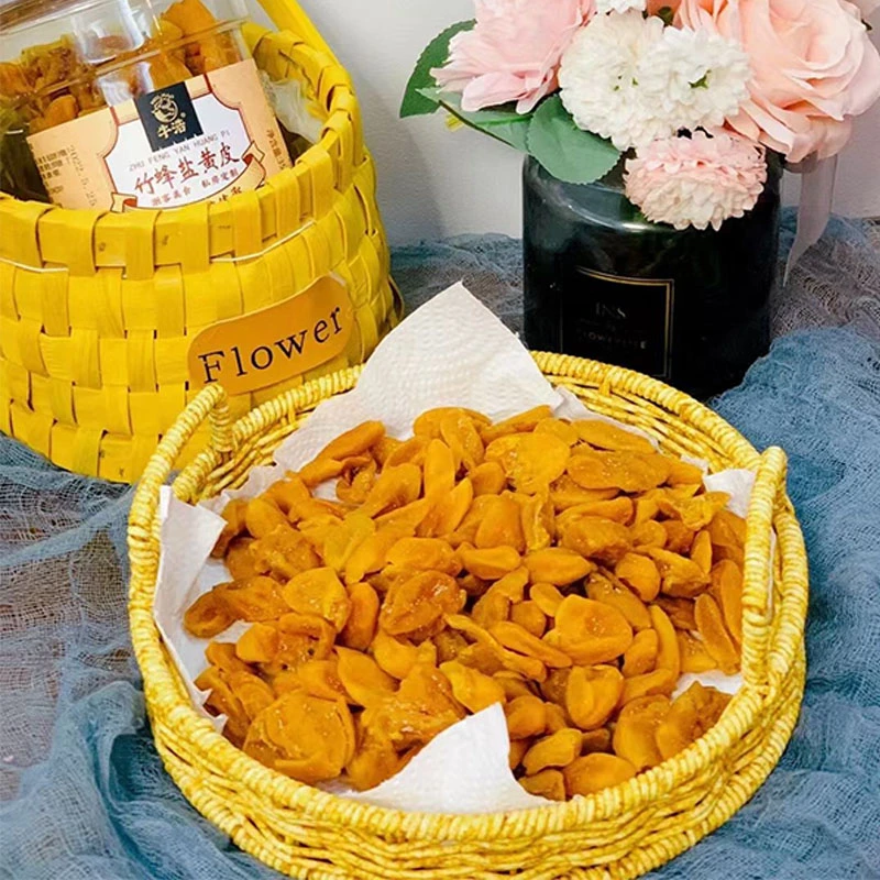 牛浩竹蜂盐黄皮咸黄皮干广东特产传统手工办公室家庭休闲即食零食