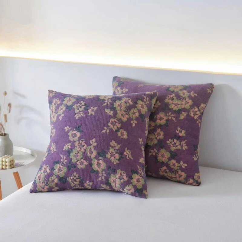 {拂紫}全棉母婴A类高端复古三层纱抱枕