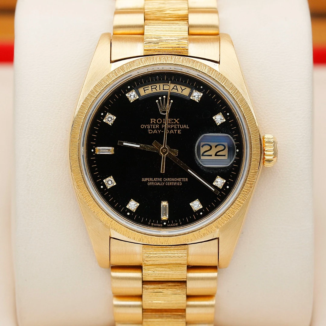 99新 Rolex/劳力士 星期日历型18078/原钻自动机械男表/36mm单表