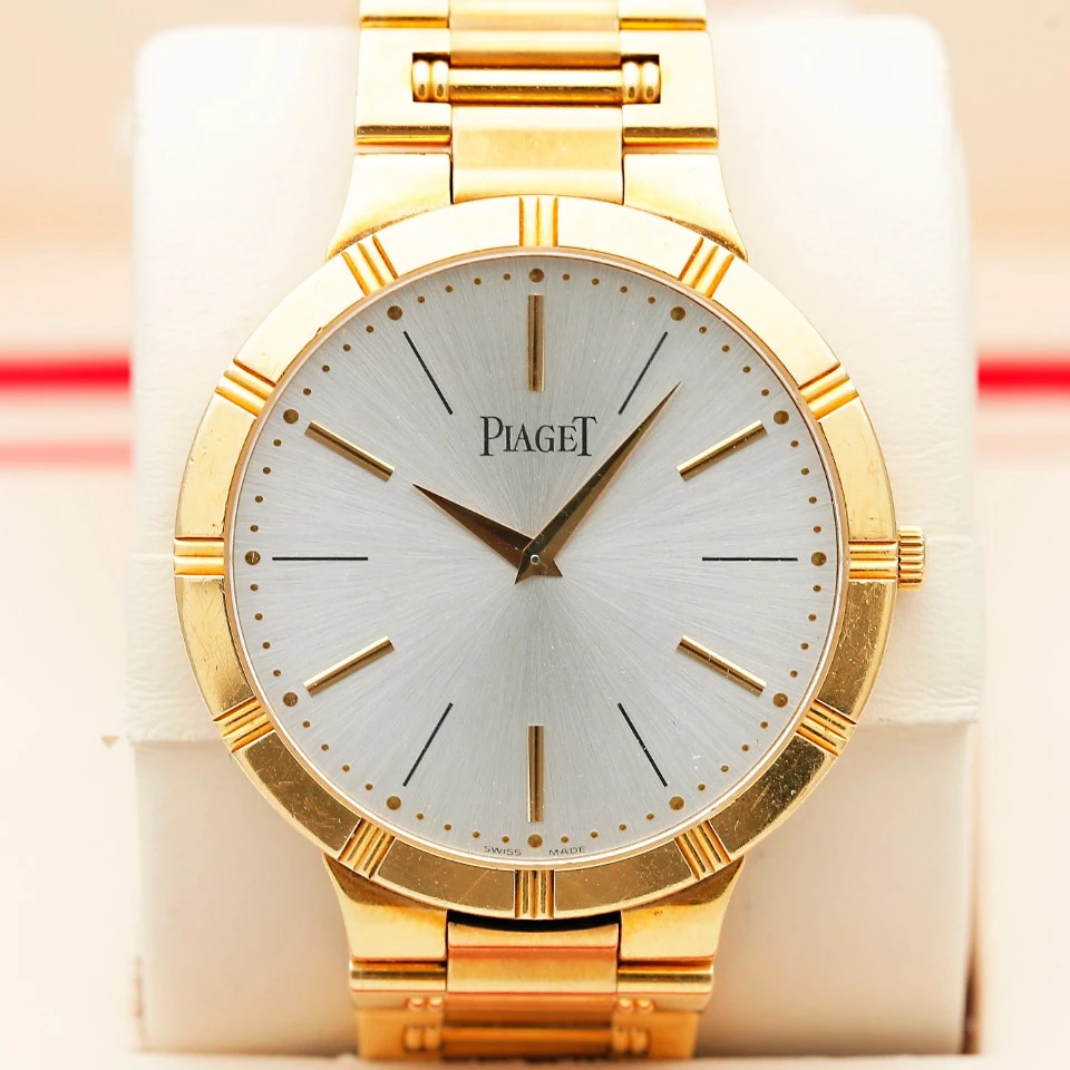 99新 Piaget/伯爵 珠宝腕表系列/手动机械腕表/38mm/18k黄金/单表
