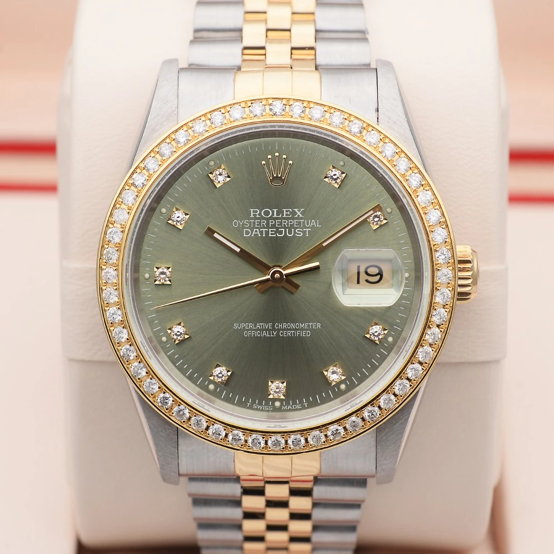 99新 Rolex/劳力士 拆单总价32800日志型16233/ 间金后钻