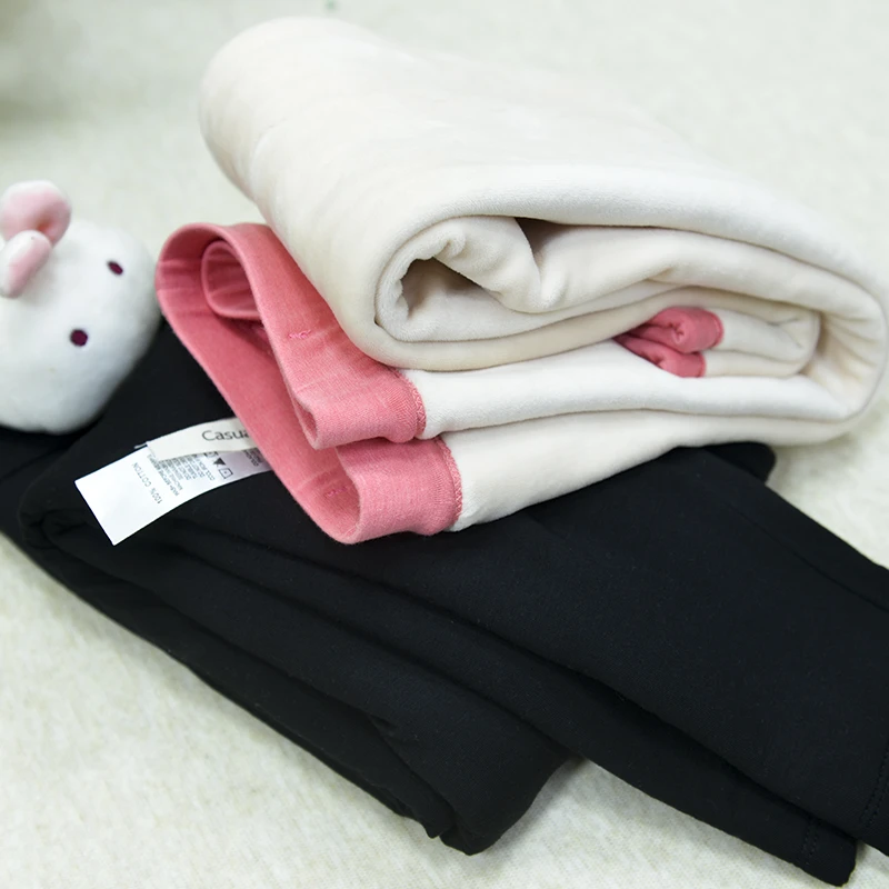 儿童双层加绒加厚保暖加厚婴儿绒保暖防寒宝宝裤保暖长裤