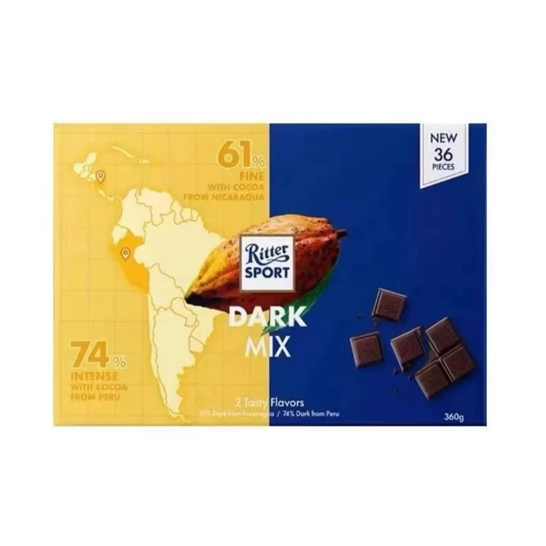 【2024年11月15日】瑞特滋小块黑巧克力组合盒装360g*1盒