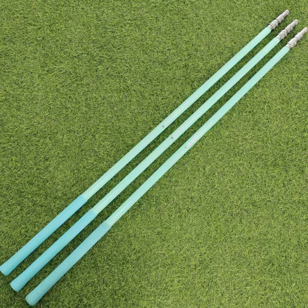 碳素抄网杆捞网炮台伸缩支架黑色--蓝色-橘色-冰蓝粉不带抄网头